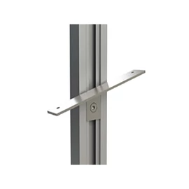 STÍLI ÁLLVÁNYRENDSZER FALI POLCTARTÓ SZETT FA POLCHOZ DÖNTÖTT CSAVAROZHATÓ ALUMÍNIUM