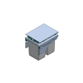 HULLADÉKGYŰJTŐ PGTM402RFG (2x20l) SZELEKTÍV 400mm-es szekrényhez SZÜRKE
