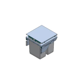 HULLADÉKGYŰJTŐ PGTM602RFG (2x36l) SZELEKTÍV 600mm-es szekrényhez SZÜRKE