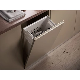 FŰRDŐSZOBAI TÁROLÓ LAB1RIBAC SZENNYESKOSÁR 40 L, 222x438x504 mm FEHÉR