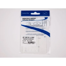 ÜTKÖZÉSELNYELŐ RUGALMAS 7x1,5mm 25db/Blister ÁTTETSZŐ