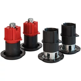 MŰANYAG SZEKRÉNYLÁB ERCOLINO 437 TALP NÉLKÜLI FEKETE