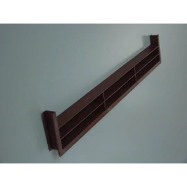 Lábazatelembe építhető szellőzőrács 449-es tipus 390x65x18 mm többféle színben