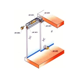 TOLÓAJTÓ BÚTORLAPHOZ 900 SZETT ÜVEGAJTÓHOZ TEHERB: 15 kg ALUMÍNIUM