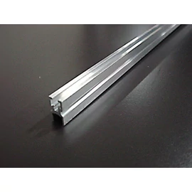 Tolóajtó bútorlaphoz 973 üvegbefogó profil ALUMÍNIUM, többféle méretben