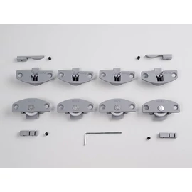 TOLÓAJTÓ ALUMÍNIUM KERETHEZ AV40 SZETT 2 AJTÓHOZ 25 KG ALUMÍNIUM