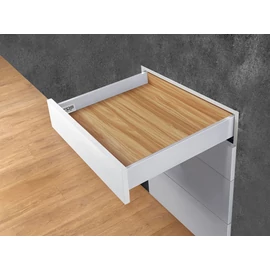 Fém fiókoldal duplafalú fehér, FDS-PRO 18 PO többféle magassággal és hosszban