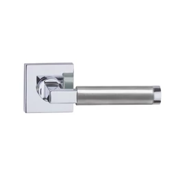 BORNEO króm-szatén nikkel négyzetrozettás, elérhető többféle típusban