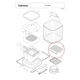 FALMEC BELLARIA Carbon.Zeo szűrő