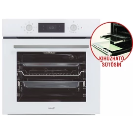 CATA MDS-7208 WH fehér üveg 8 funkciós sütő 60 cm