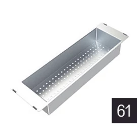 Inox gyümölcsmosó kosár