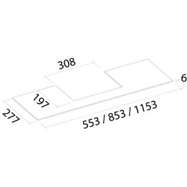 FALMEC MOVE 120 üvegpolc