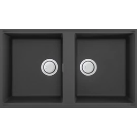 Best 450 Munkalap alá szerelhető G59 Antracite gránit mosogatótálca