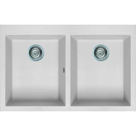 Quadra 350 G68 Bianco gránit mosogatótálca