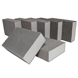 Csiszolószivacs, 4 oldalas kemény, többféle szemcsemérettel