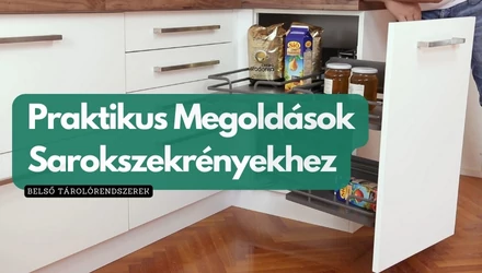 Belső Tárolók: Praktikus Megoldások a Konyhai Sarokszekrényekhez