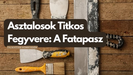 Asztalosok Titkos Fegyvere a Fajavításban: A Fatapasz