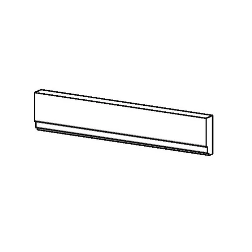 TÖMÖRFA FIRENZE Fénycsőtakaró 3000x60x20mm ÖREGCSERESZNYE