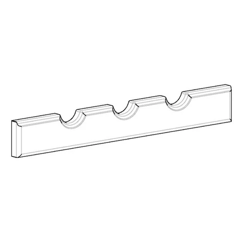 TÖMÖRFA FIRENZE Palacktartó 450x60x20mm ÖREGCSERESZNYE