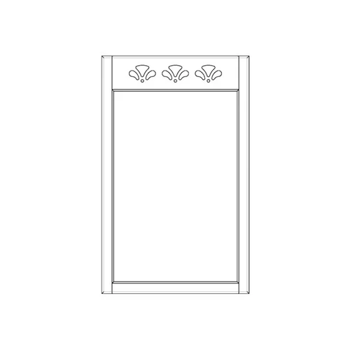 TÖMÖRFA SORRENTO Nyitott keret 716x896mm SÖTÉT ANTIKOLT