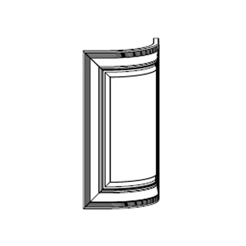 TÖMÖRFA TORINO 716x315x315mm íves sarokajtó SÖTÉT DIÓ