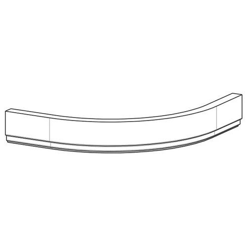 TÖMÖRFA TORINO Íves fényléc SÖTÉT DIÓ