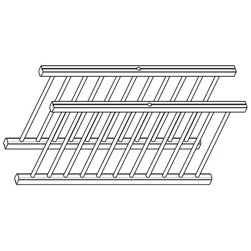TÖMÖRFA TORINO Tányértartó 867x335mm (pár) SÖTÉT DIÓ