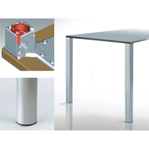 ASZTALLÁB 618 QUADRATONDA 700 SZÜRKE