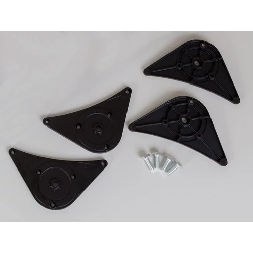 ASZTALLÁB KIEGÉSZÍTŐ FELFOGATÓ TALP (33112) 4DB-OS SZETT ALUMÍNIUM