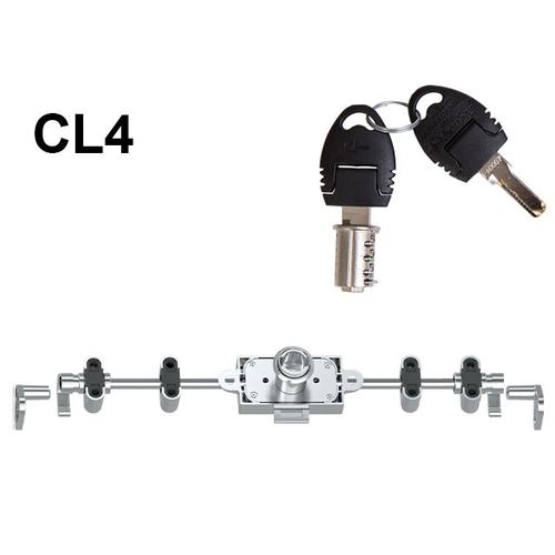 CL BÚTORZÁR 760-CL4 FORGÓRÚDZÁR 76x37mm +2m RÚD NIKKEL