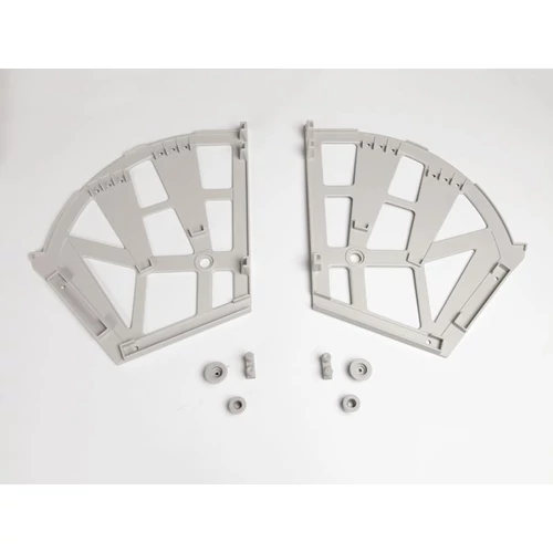 CIPŐTARTÓ 3-RÉSZES 260x255mm SZÜRKE