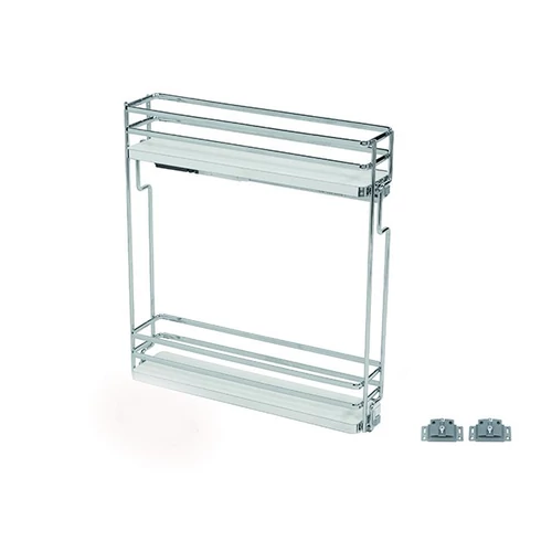 BELSŐ FÉMRÁCS ELQGM202SX BALOS OLDALLAPRA SZERELHETŐ 157×531×475mm KRÓM-FEHÉR