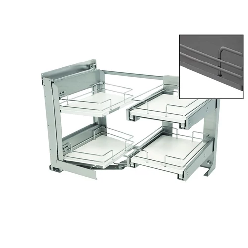 SMACE45DX JOBBOS SAROKSZEKRÉNYBE SZERELHETŐ BELSŐ FÉMRÁCS845x568x489mm ANTRACIT