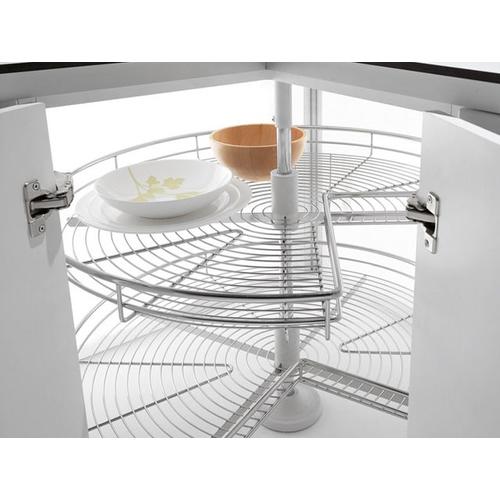 828B/820 SAROKSZEKRÉNYBE SZERELHETŐ 3/4-ES FORGÓTÁNYÉR 820mm KRÓM BELSŐ FÉMRÁCS