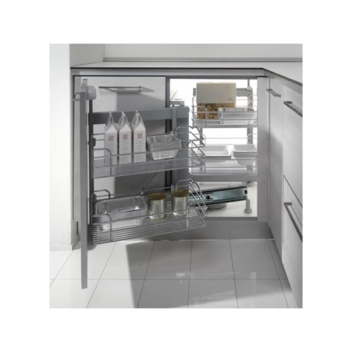 883B/SXC DYNAMIC CORNER CSILLAPÍTOTT BALOS 860x600-850x480-560mm KRÓM BELSŐ FÉMRÁCS