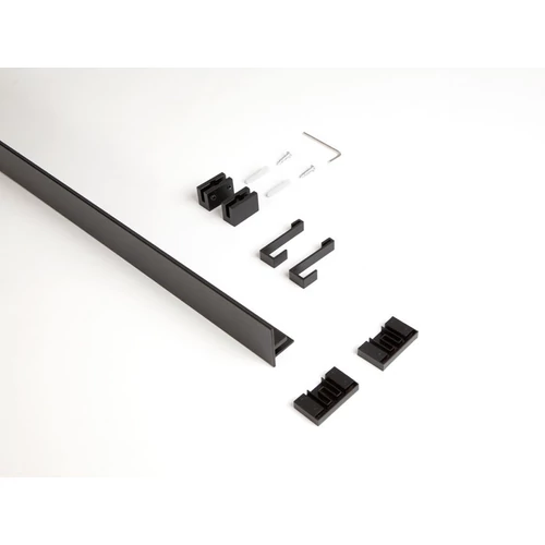 "PRATIKA" FALIPROFIL 600x40x22MM FEKETE