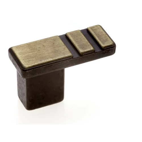 Rusztikus konyhabútor fogantyú gomb antikolt bronz 