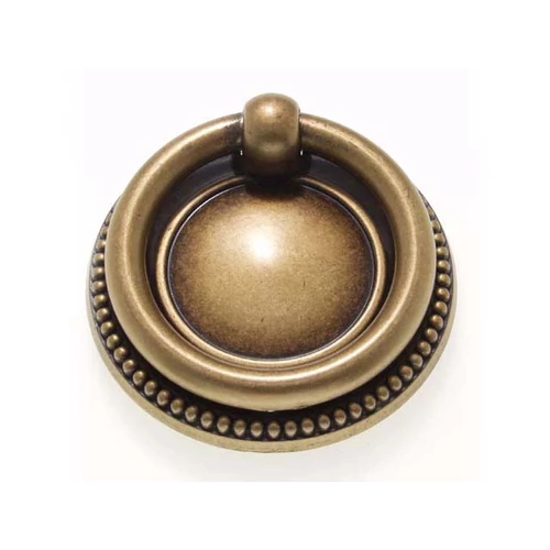 Rusztikus konyhabútor fogantyú antikolt bronz gomb kopogtató