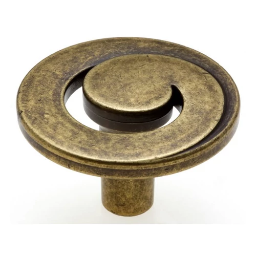 Rusztikus konyhabútor fogantyú gomb antikolt bronz 
