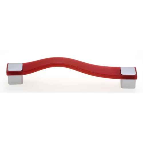 Piros áttetsző műanyag fogantyú