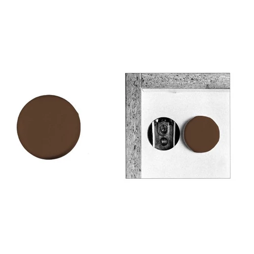 SZEKRÉNY FÜGGESZTŐ 810.TAKARÓSAPKA, 816 FÜGGESZTŐHÖZ ÁTM: 37 mm BARNA