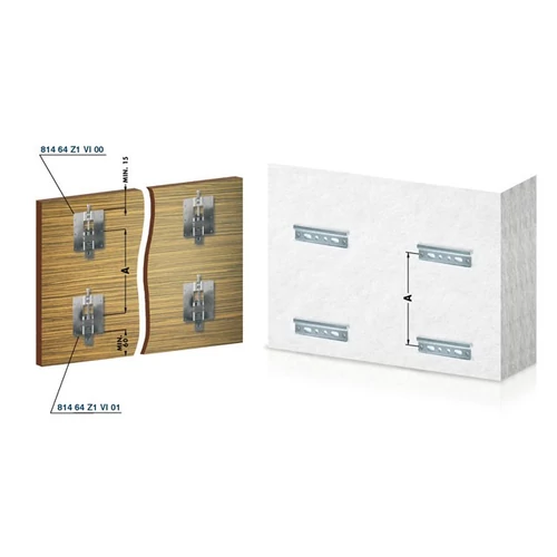 814 Panelfüggesztő, többféle kivitelben