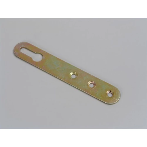 FÜGGESZTŐ C4351 EGYENES 120x20x2mm SÁRGARÉZ