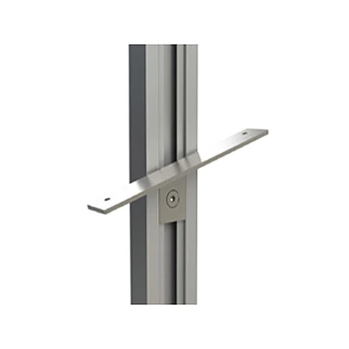 STÍLI ÁLLVÁNYRENDSZER FALI POLCTARTÓ SZETT FA POLCHOZ DÖNTÖTT CSAVAROZHATÓ ALUMÍNIUM