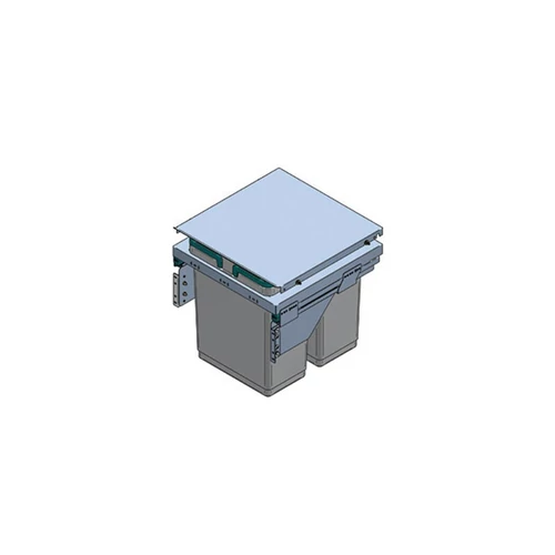 HULLADÉKGYŰJTŐ PGTM602RFG (2x36l) SZELEKTÍV 600mm-es szekrényhez SZÜRKE