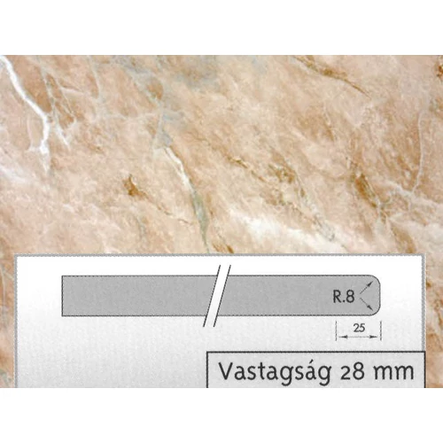 MUNKALAP FAB 3200 TF SALOME NOCE 4200x600x28mm