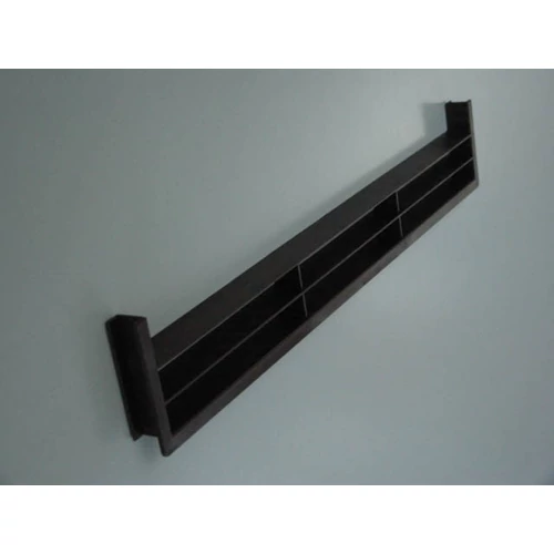 SZELLŐZŐRÁCS MŰANYAG 449 LÁBAZATELEMBE ÉPITHETÖ 390x65x18 mm FEKETE