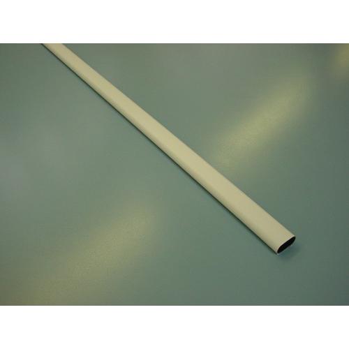 VÁLLFATARTÓ RÚD OVÁLIS 1000x30x15/0,7 mm FEHÉR