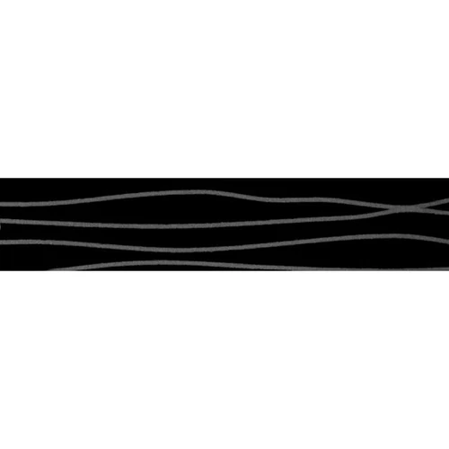 PVC ÉLZÁRÓ EXTRA 0,8/21mm FP0247 FEKETE EZÜST FÉNYES