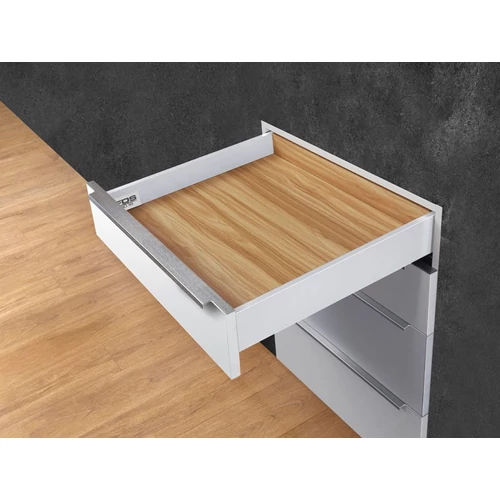 Fém fiókoldal duplafalú fehér, FDS-PRO 18 többféle magassággal és hosszban